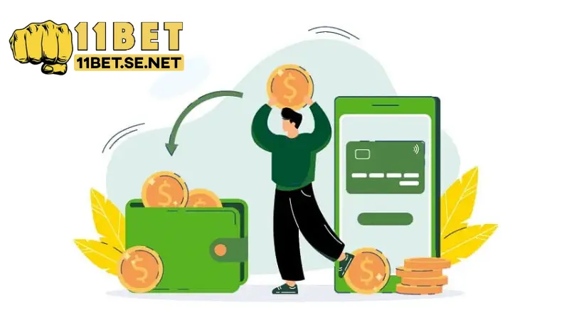 Phương thức nạp rút tiền tốc độ tại 11BET